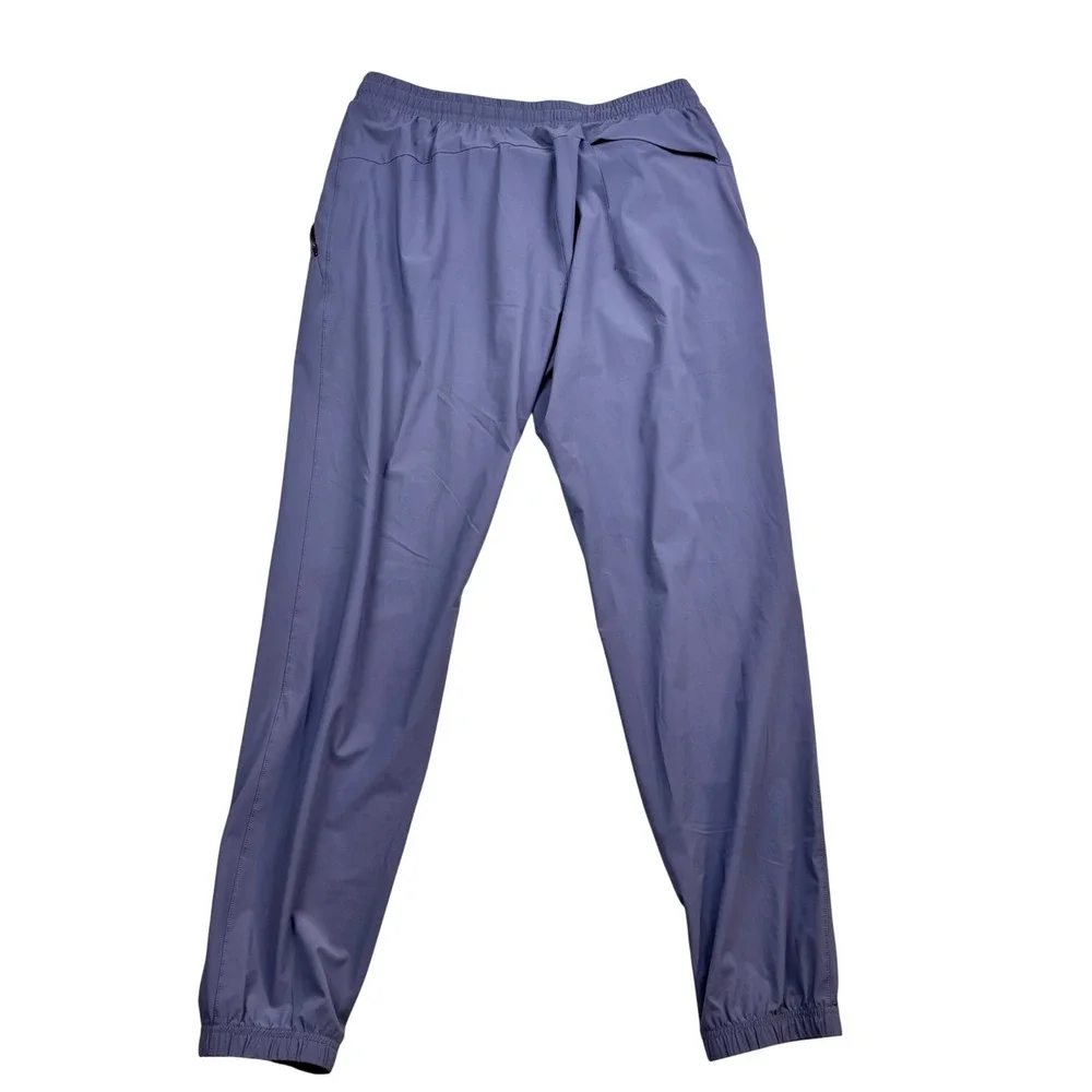 UNRL Apex Pants Mens Large Blue Gray Tapered Joggers Athletic Activewear READ